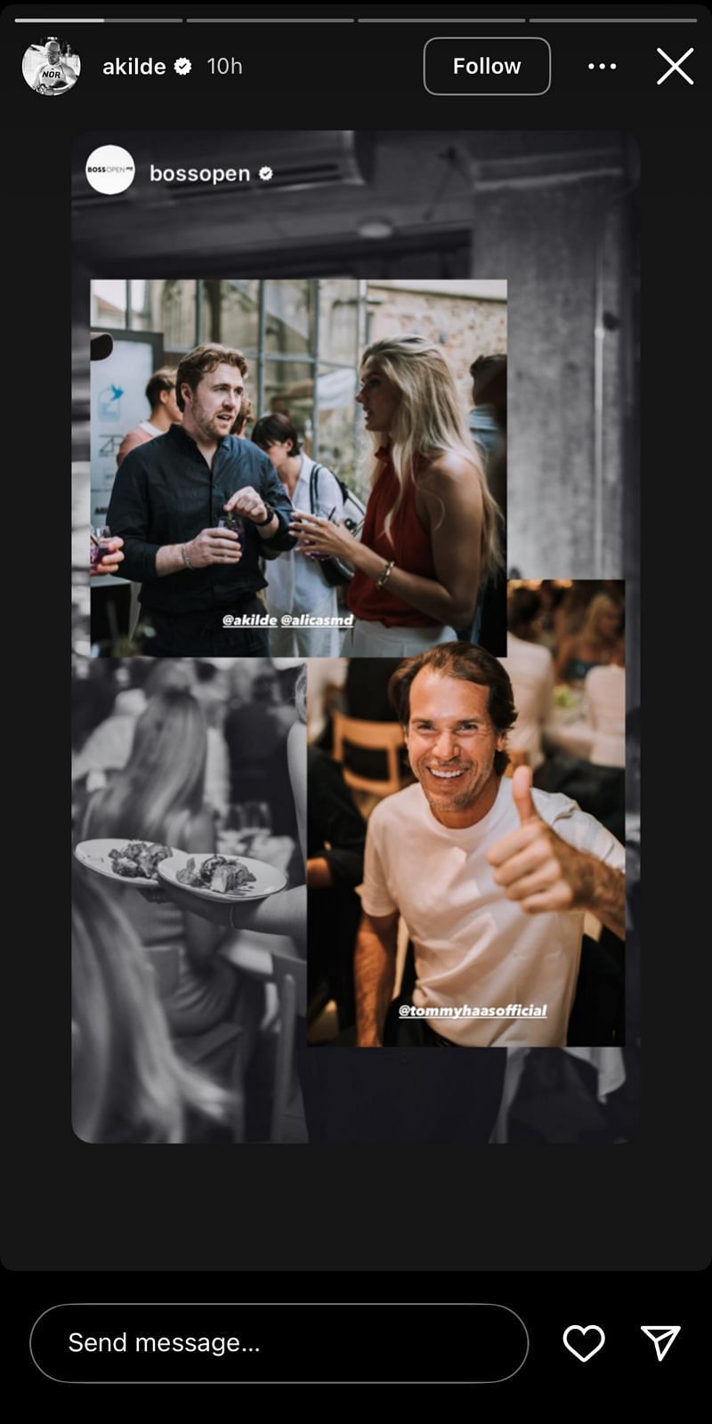 Still taken from Kilde's Instagram (source: @akilde/Instagram)